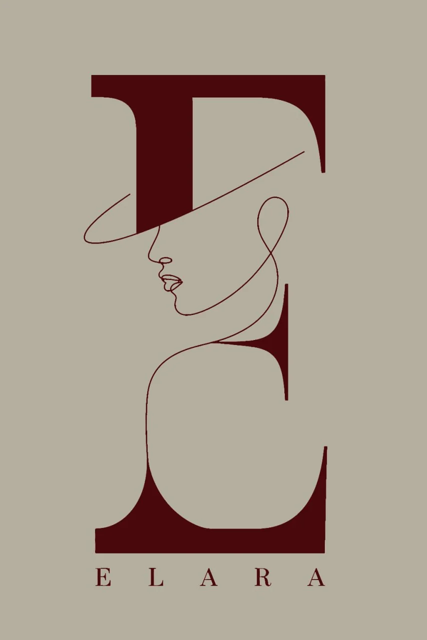 ELARA monogram and line-art identity